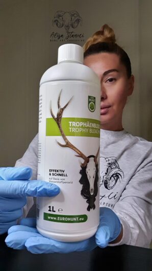 Folosește produse profesionale pentru albirea trofeelor de vânătoare #EuroHunt 11,99% peroxid de hidrogen